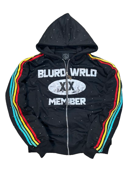 Black Rhinestone Retro SET